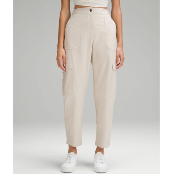 lululemon athletica Pants - Lululemon HR Utilitech Cargo Pants 26 Nat Ivory